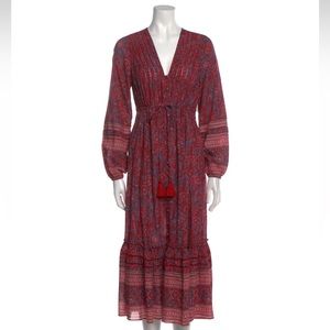 Veronica Beard paisley boho midi dress - S